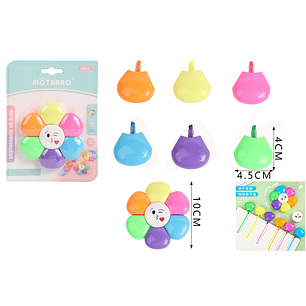 Destacador Flor Flúor Beso