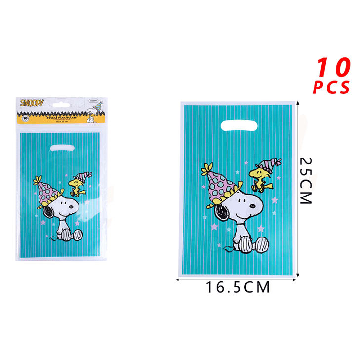 Bolsas para Dulces Snoopy V2 10pcs 1