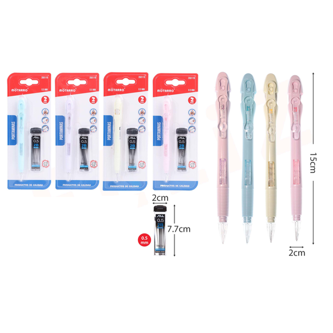 Portaminaminas Pastel 05Mm 2B 1