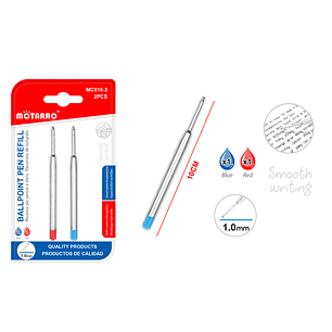 Recambio de Bolígrafo dos colores 2pcs
