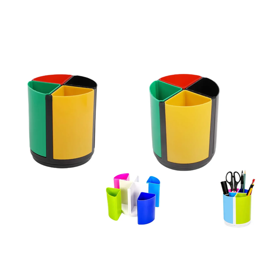 Portalápices armable multicolor 10*10cm 1