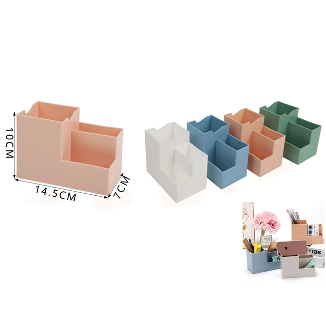 Portalápices 3Compartimientos 7*14.5*10cm 1