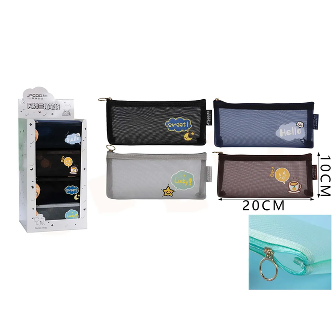 Estuche Triangular Escolar Cute 20*10cm 1