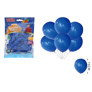 Globos Azul Oscuro 15Cm 20Pcs