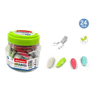 Gomas de Borrar en balde 24pcs