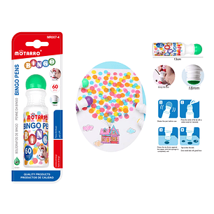 Marcador Punta Redonda Esponja Verde