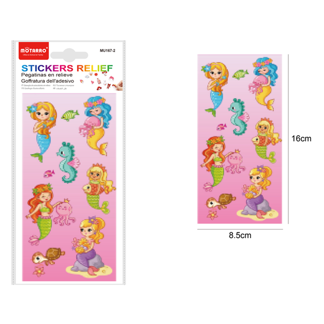 Stickers Relieve Sirena 1