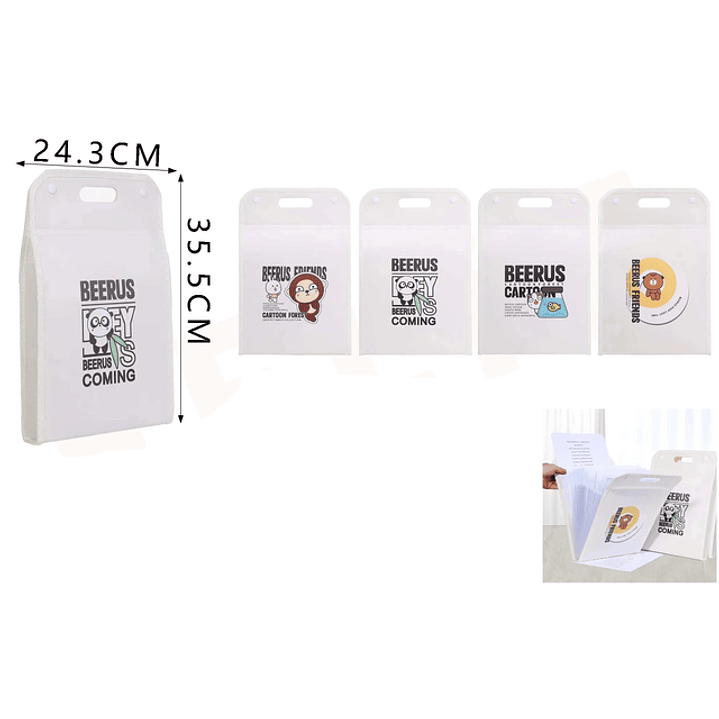 Carpeta Maletin Animales 243355Cm 1