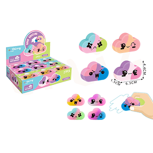 Gomas de Borrar Nube multicolor