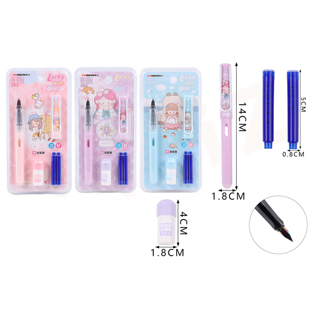 Pluma Borrable Girls 1814Cm 1