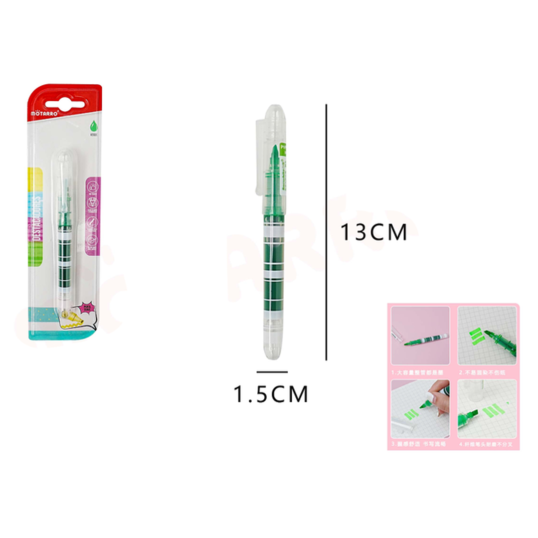 Destacador Flúor Verde 1