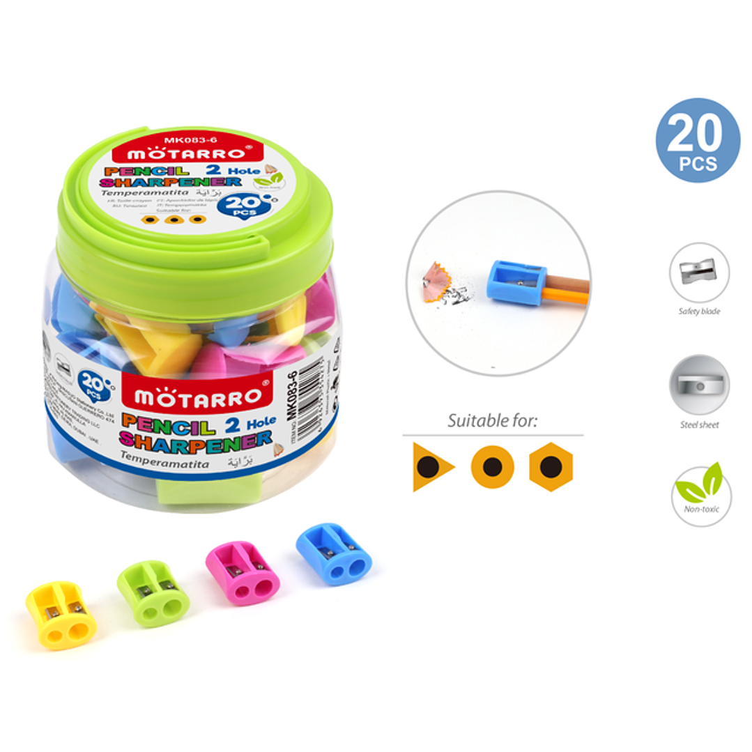 Sacapuntas en Balde 20pcs 1