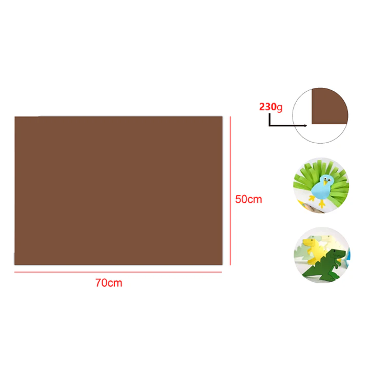 Cartulina Cafe Claro 25pcs 50x70cm 1