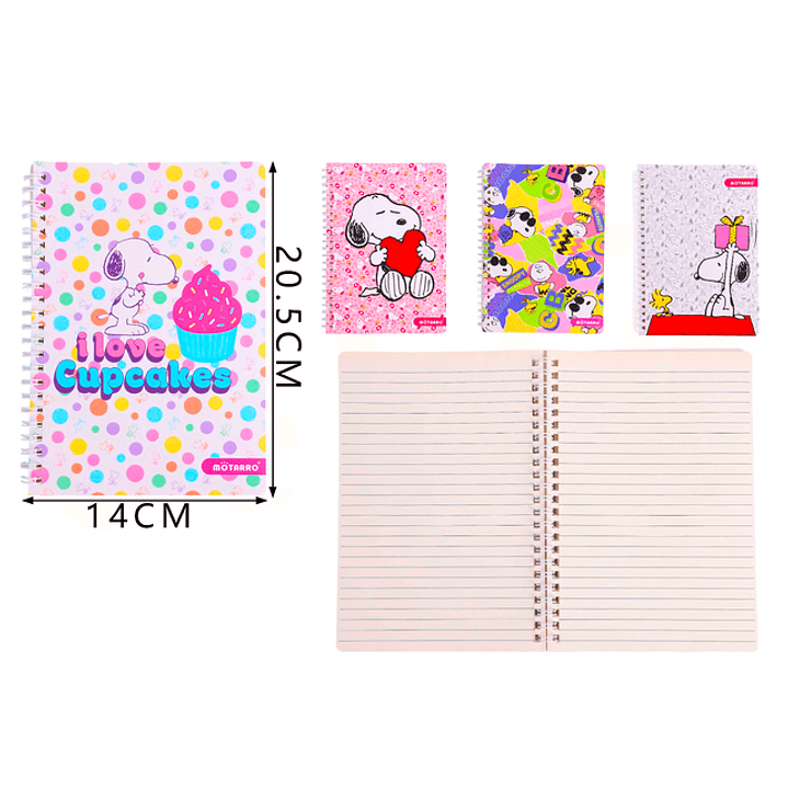 Libreta Snoopy 60Hojas A5 1