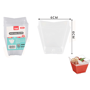 Vasos para Postre Trasparente 110ML 10pcs
