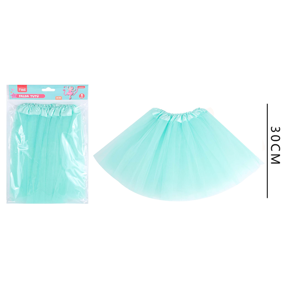 Falda Tutú Turquesa 30CM 1