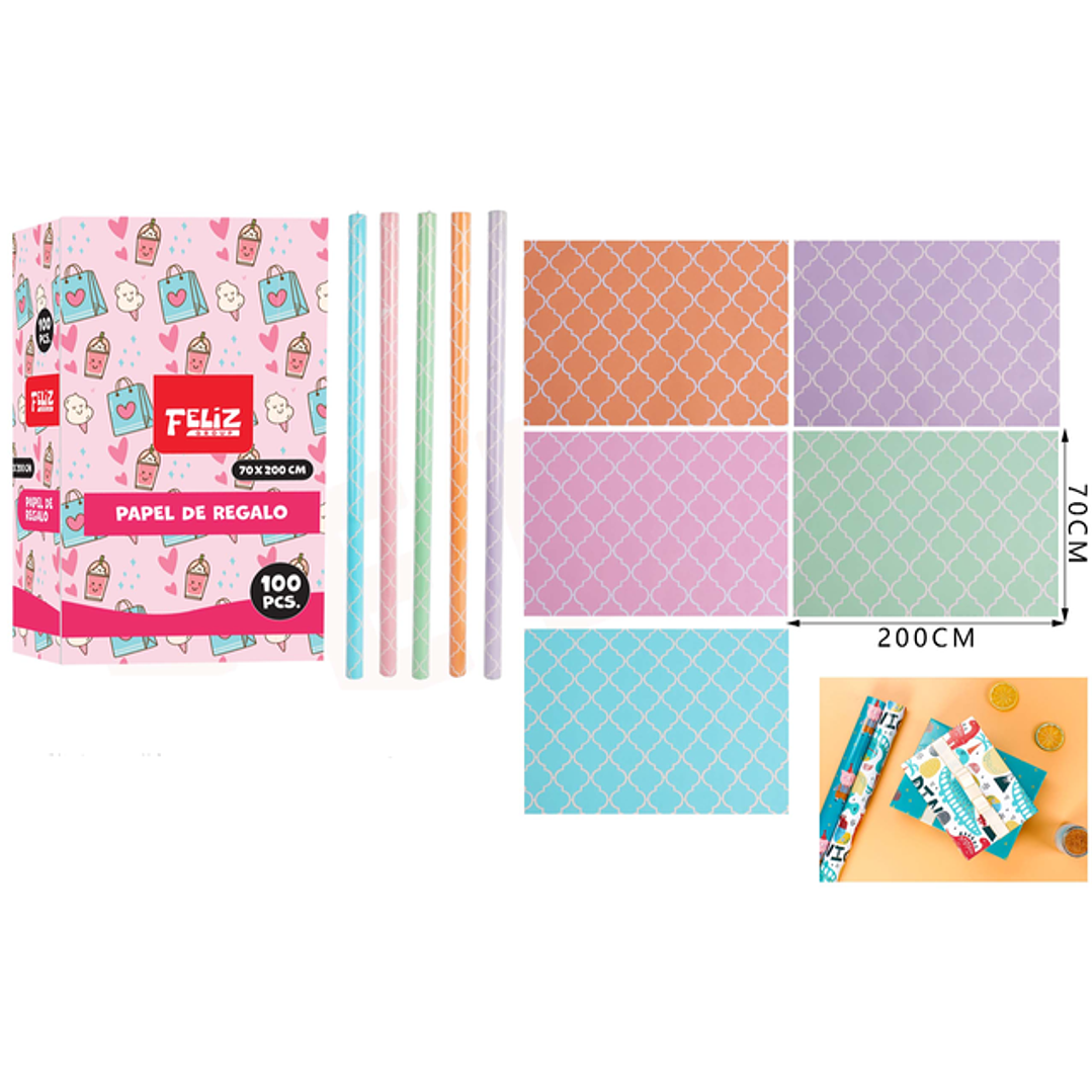 Papel de Regalos Rombo 70*200CM 1
