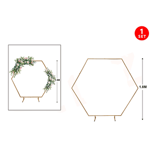 Soporte Para Globos Hexagono 1818M