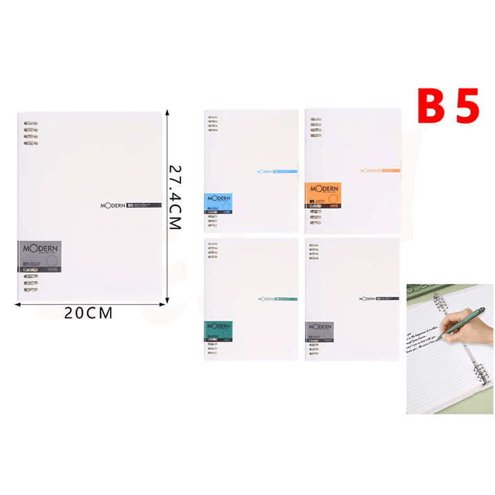 Carpeta Blanca Con Solapas B5 1