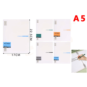 Carpeta Blanca Con Solapas A5