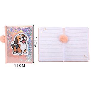 Libreta 80Hojas con Diseño Perrito A5