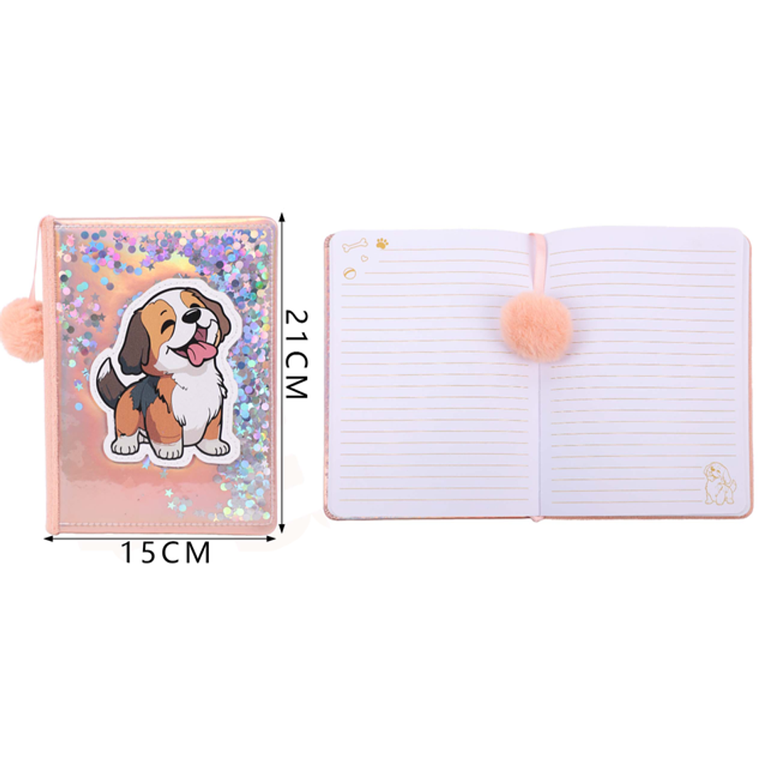 Libreta 80Hojas con Diseño Perrito A5 1