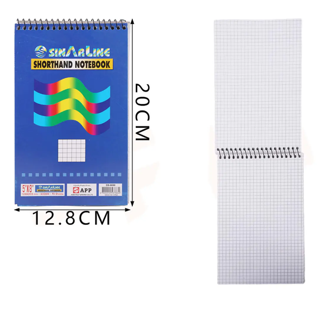Block Cuadriculado 70Hojas 5x5mm 1
