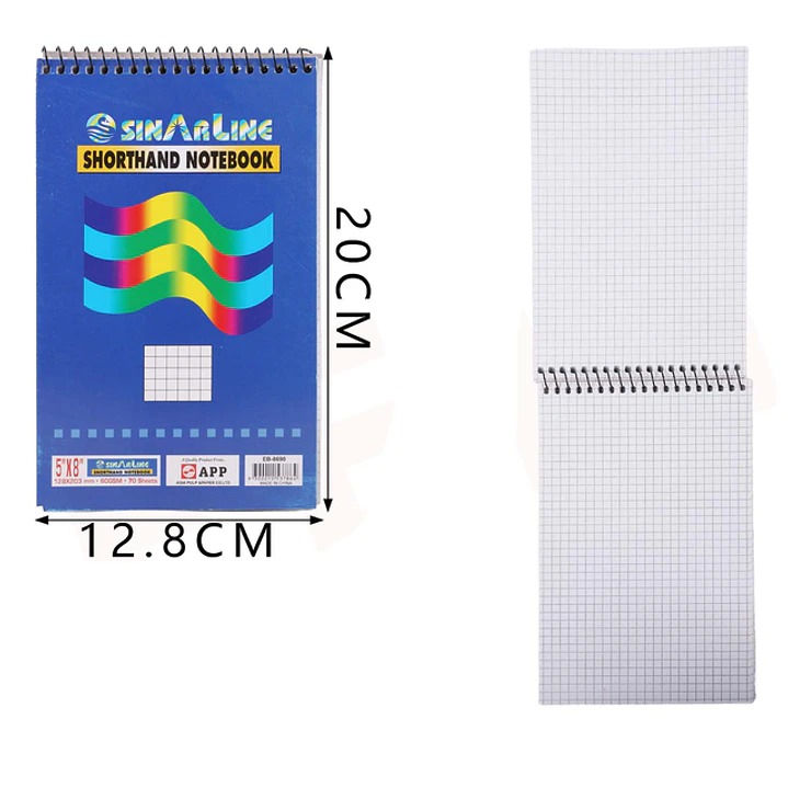 Block Cuadriculado 70Hojas 5x5mm 1