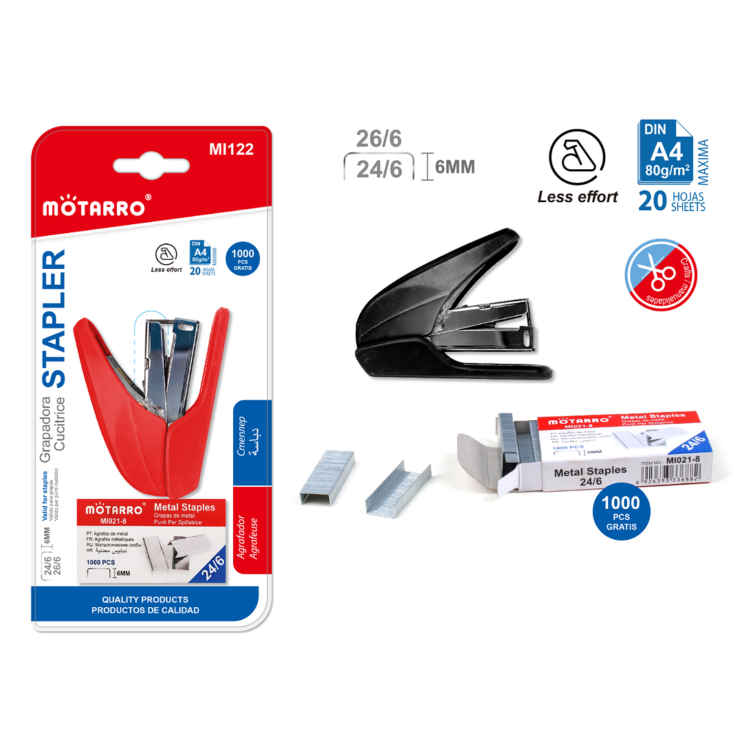 Corchetera con corchetes A4 1