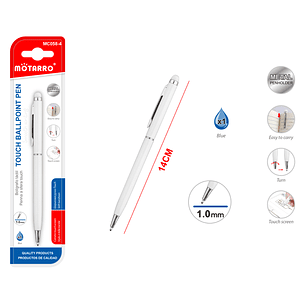 Boligrafo De Aluminio Azul 14Cm 10Mm 1