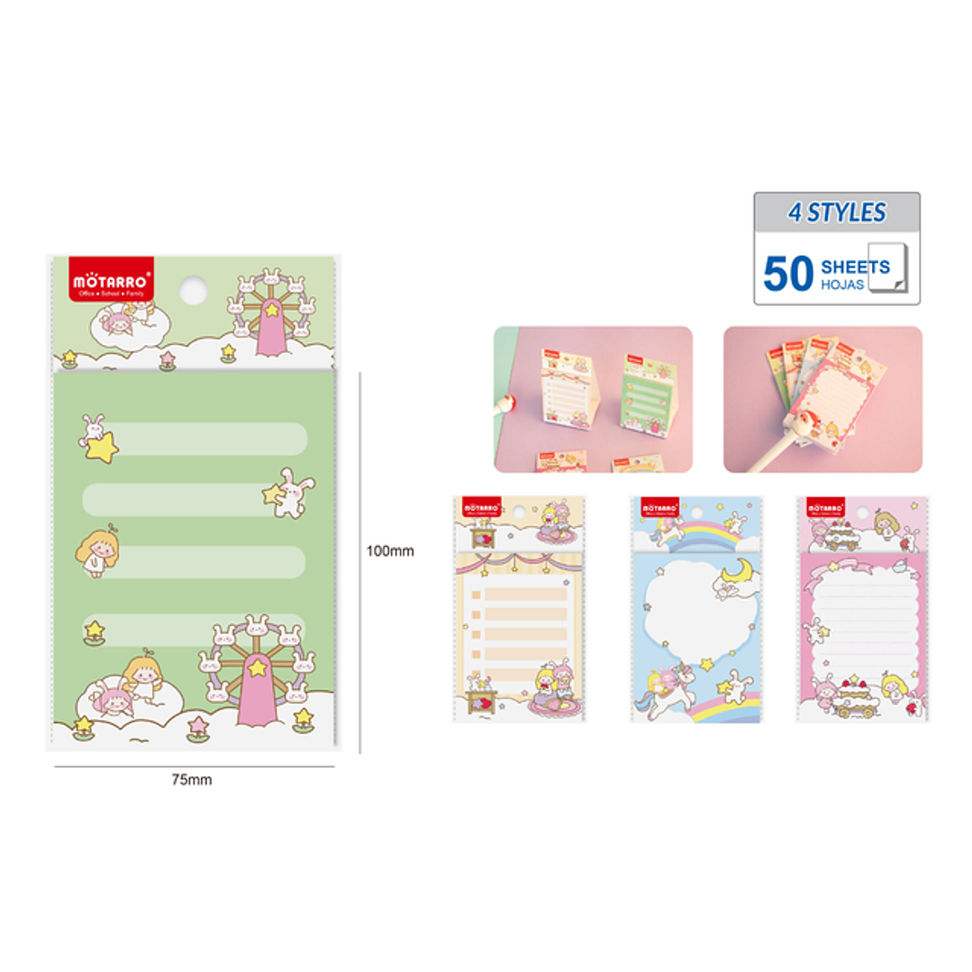 Notas Adhesivas Vertical Conejo 50Hojas 1