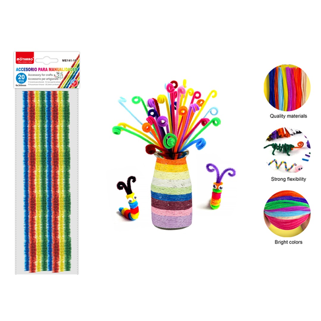 Limpiapipas Pastel 20pcs 1