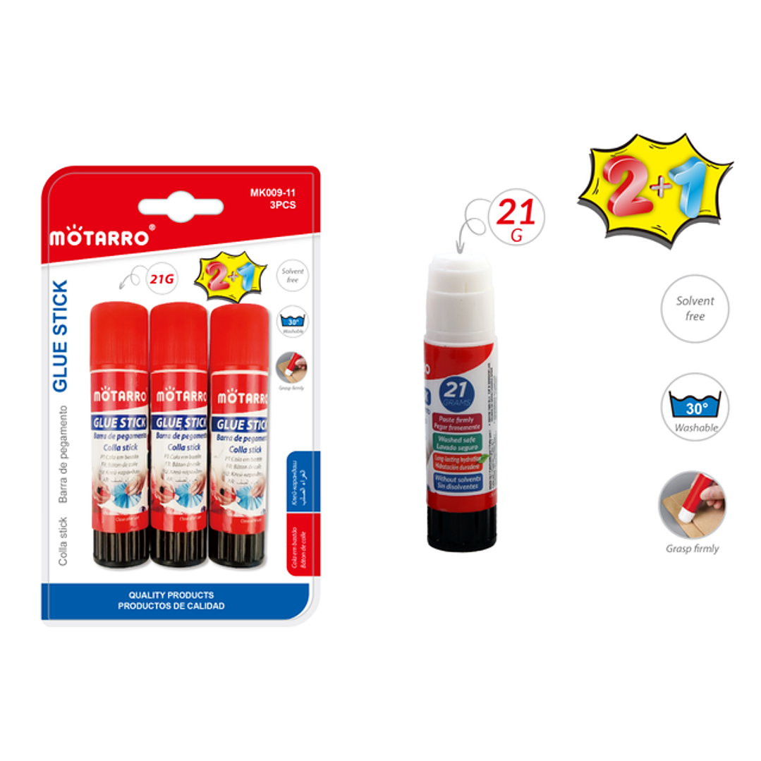 Barra de Pegamento 21G 3pcs 1