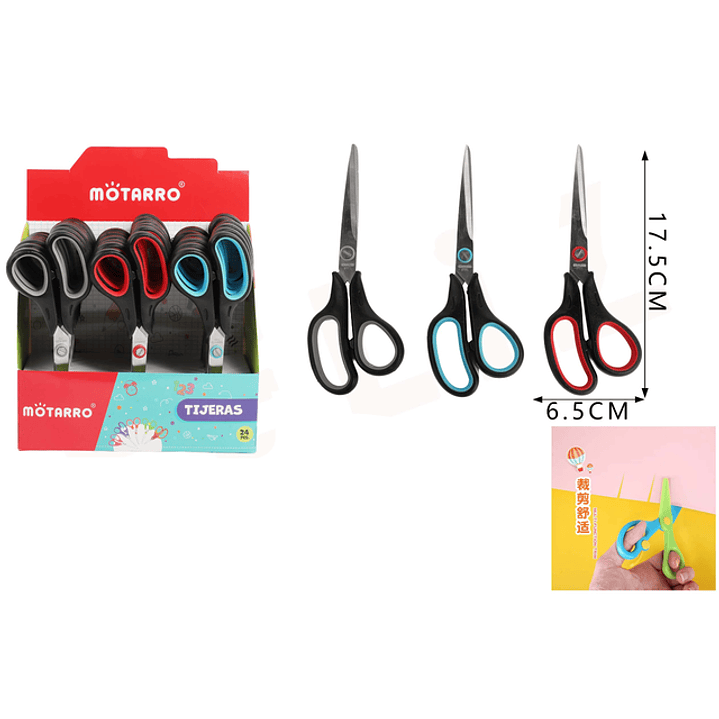 Tijeras Escolar 17.5cm 1