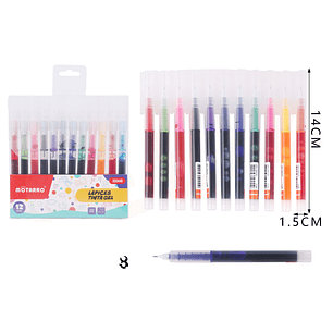 Lápices Gel Colores 12pcs