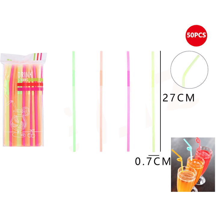 Bombillas de Color 7*270mm 50pcs 1