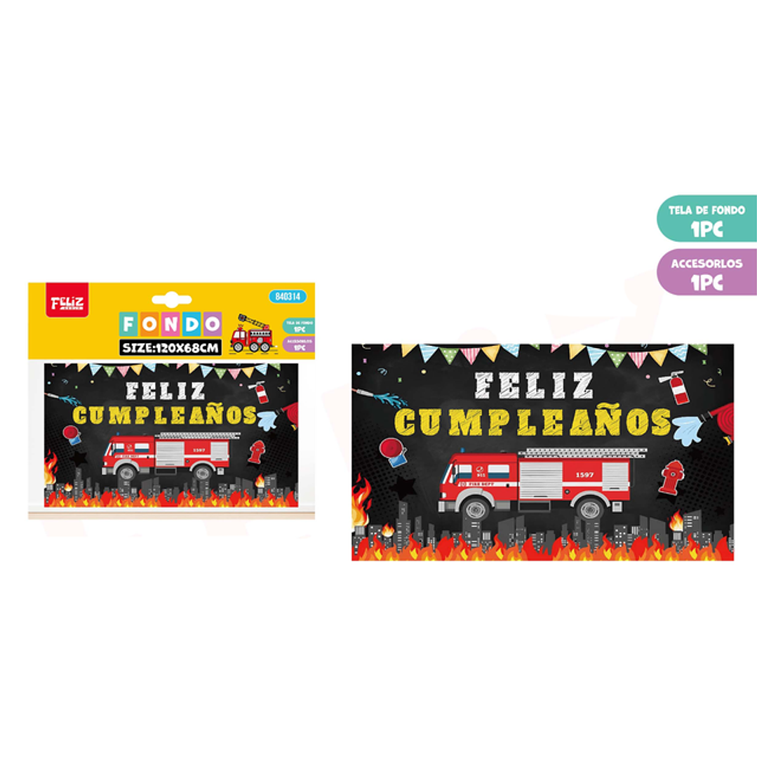 Fondo para Foto de Bombero 120*68cm 1