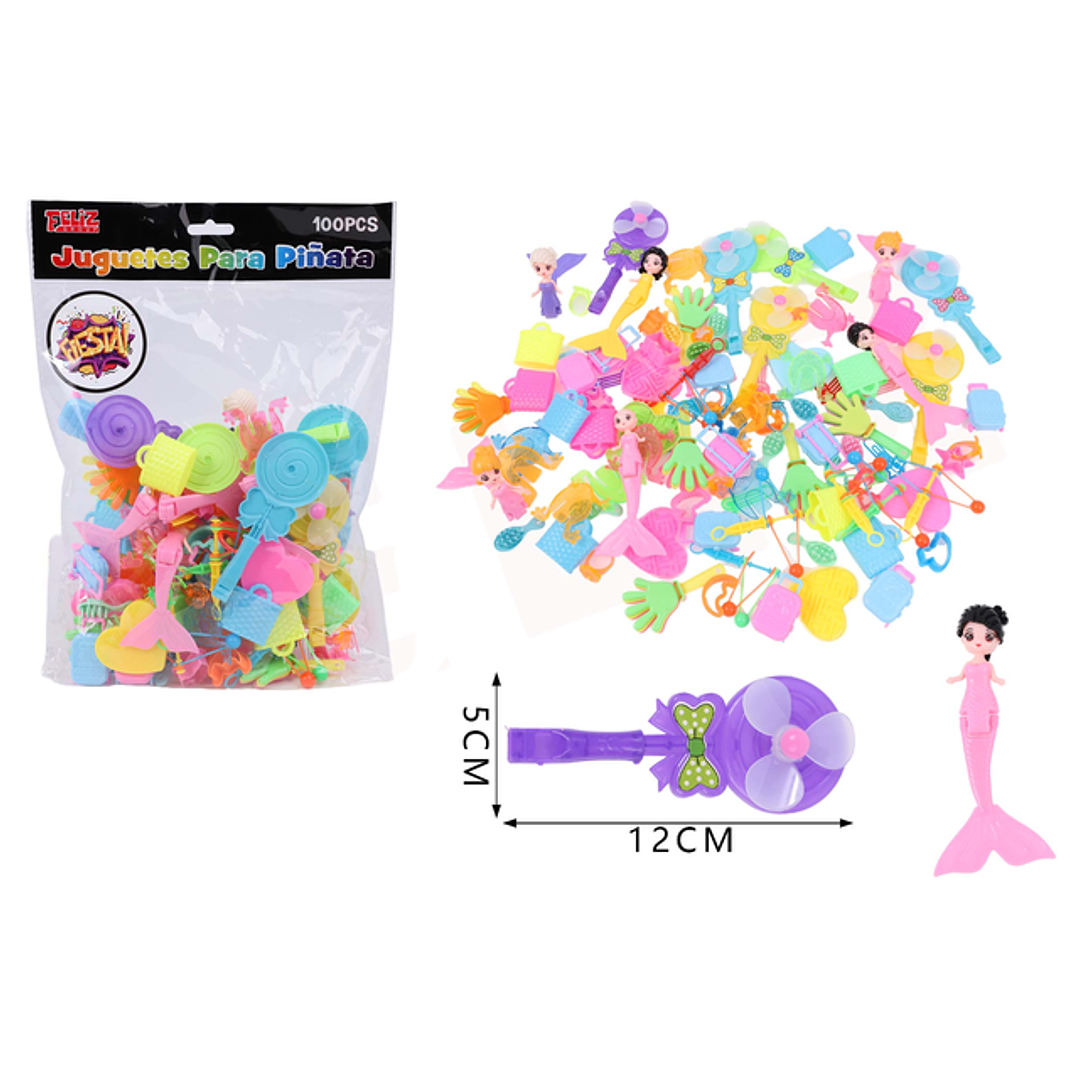 Set De Juguetes Piñata Mixto 2 100Pcs 1