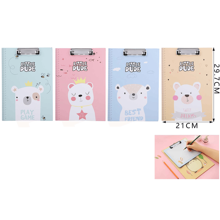 Tablero con Pinza Best Friend A4 1