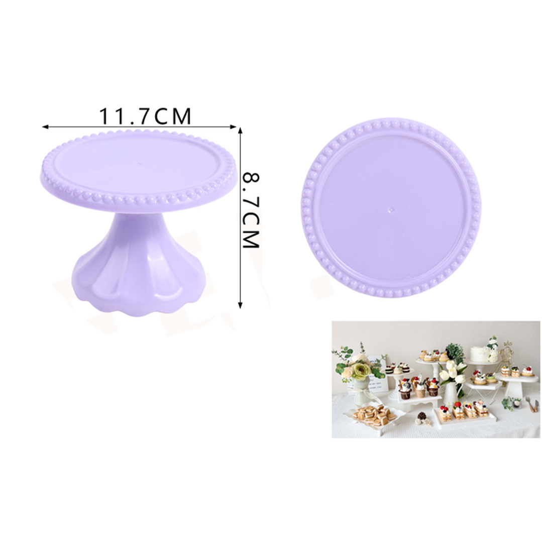 Base Alzadores de Torta Morado 11.7*8.7cm 1