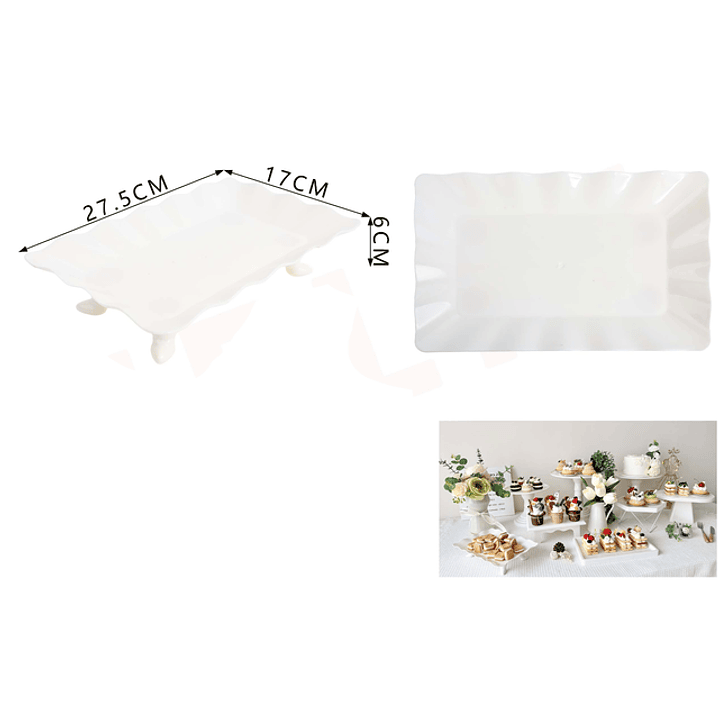 Base Alzadores Para Postres Blanco 275176Cm 1