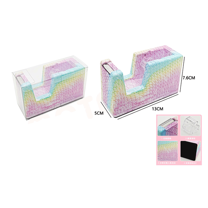 Dispensador de Cinta Sirena 5x13x7.6cm 1