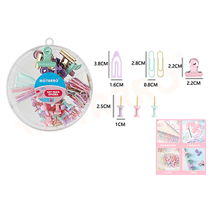 Set Accesorios Escritorio 4 en 1 Pastel V4