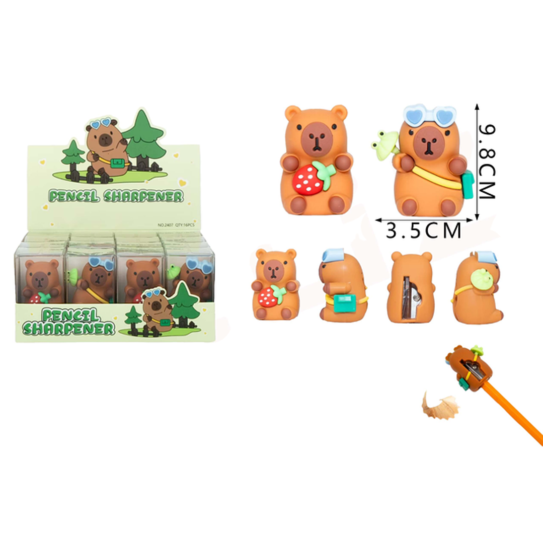 Sacapuntas Capibara 9.8cm 1