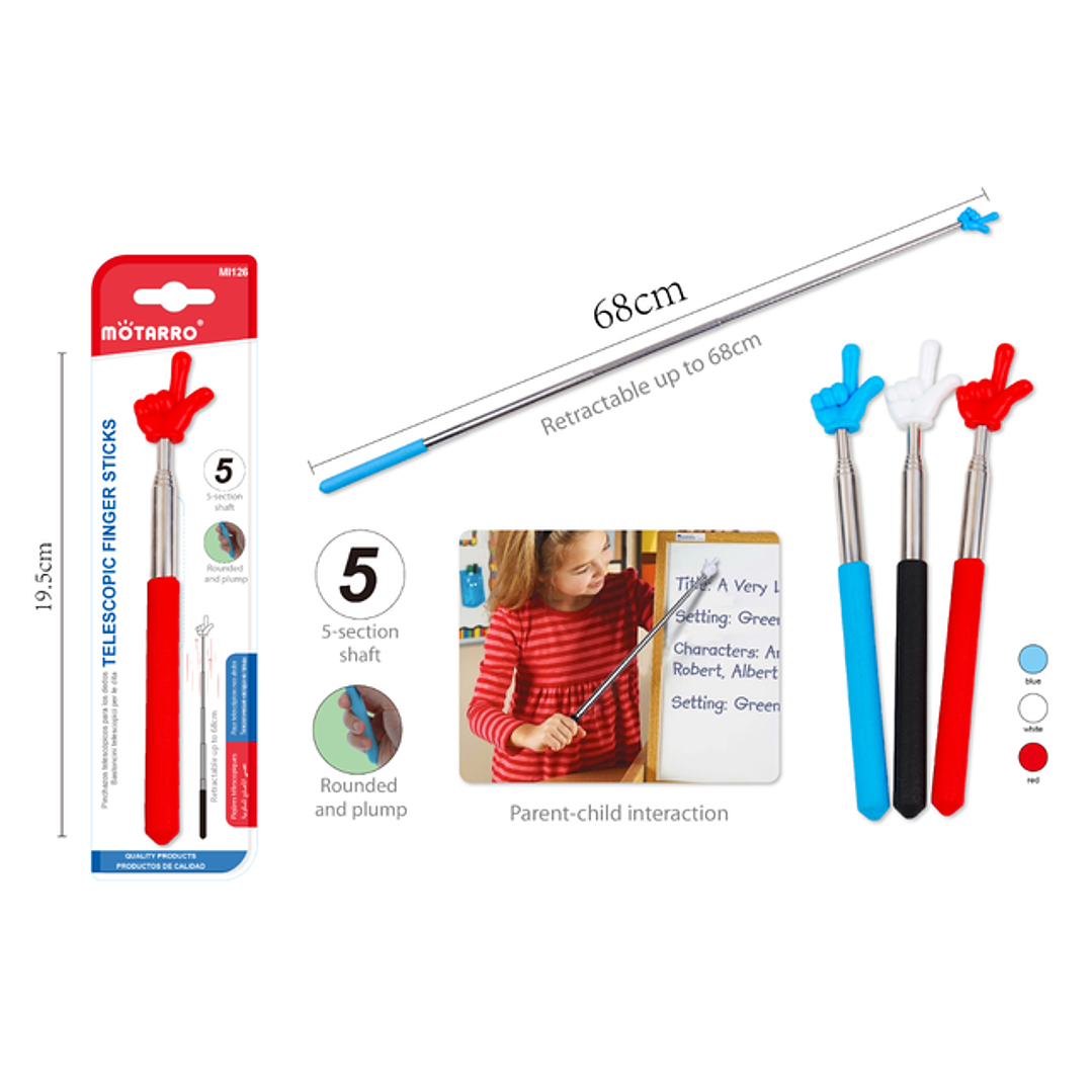 Puntero de Lectura Extensible 68cm 1