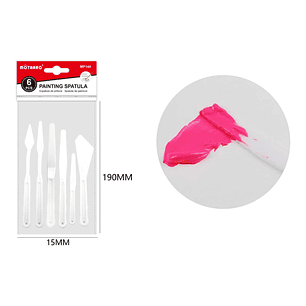 Espatula De Pintura 6Pcs