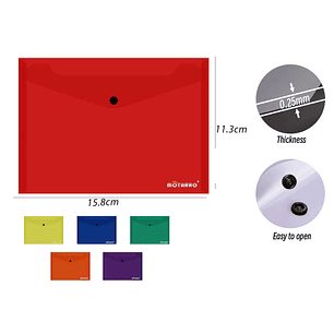 Carpeta Sobre A6 Con Boton