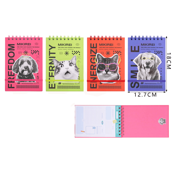 Planner Animales 12.7x18cm 1