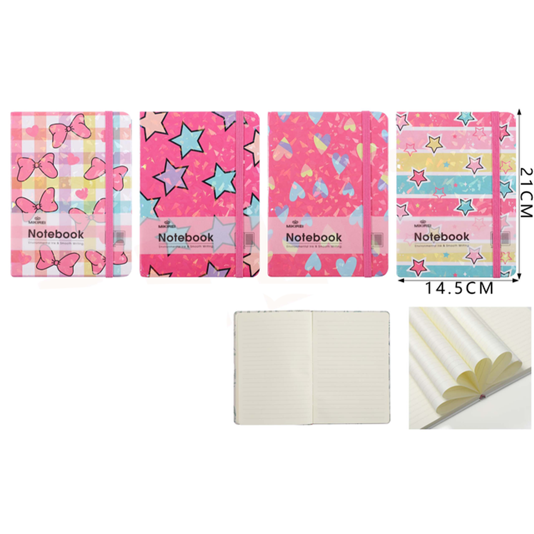 Libreta Rosa 21x14.5cm 1