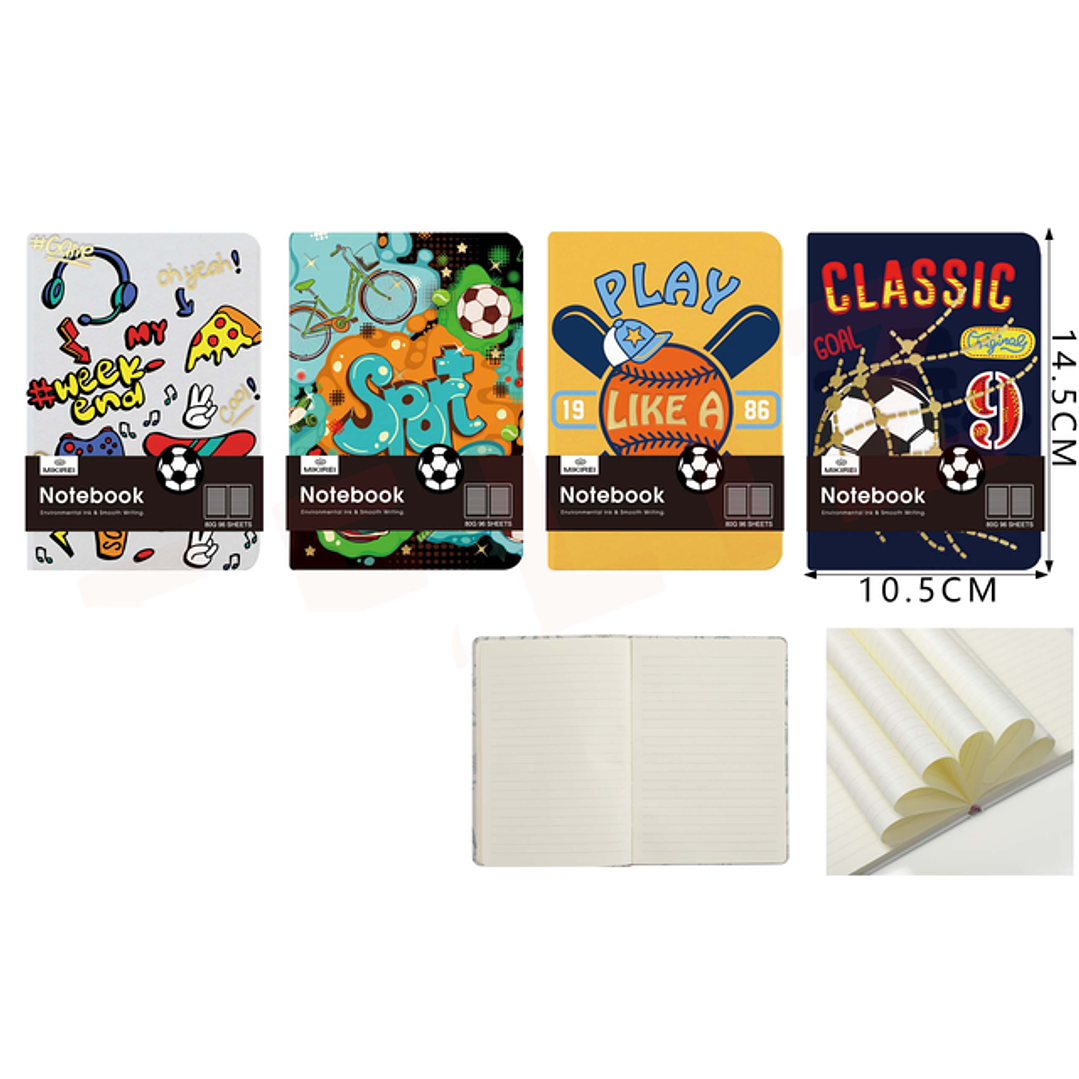 Libreta Sports 14.5x10.5cm 1